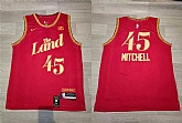 Cavaliers 45 Donovan Mitchell Red Nike 2023-24 City Edition Swingman Jersey,baseball caps,new era cap wholesale,wholesale hats